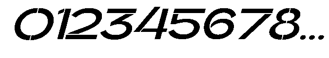 Glagent Stencil Bold Ultra Expanded Sl Font OTHER CHARS
