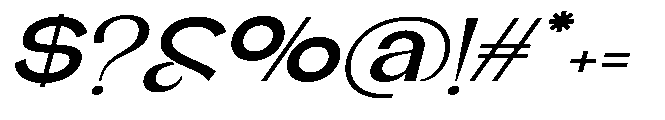 Glagent Stencil Bold Ultra Expanded Sl Font OTHER CHARS