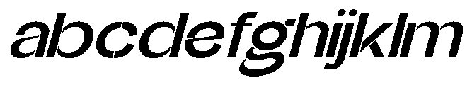 Glagent Stencil Bold Ultra Expanded Sl FONT