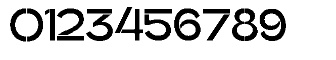 Glagent Stencil Bold Font OTHER CHARS