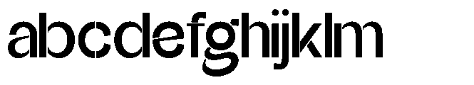 Glagent Stencil Bold FONT