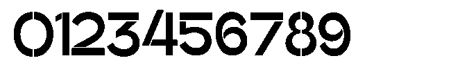 Glagent Stencil Extra Bold Condensed Font OTHER CHARS