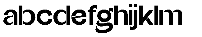 Glagent Stencil Extra Bold Expanded FONT