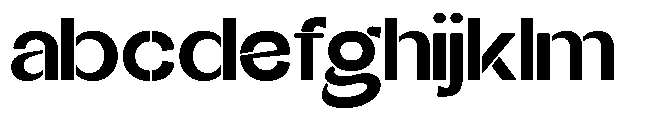Glagent Stencil Extra Bold Extra Exp FONT