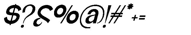 Glagent Stencil Extra Bold Semi Cond Sl Font OTHER CHARS