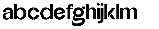 Glagent Stencil Extra Bold Semi Exp FONT