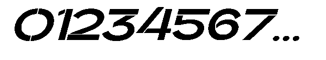 Glagent Stencil Extra Bold Ultra Exp Sl Font OTHER CHARS
