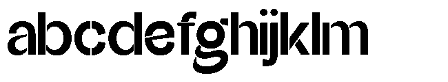 Glagent Stencil Extra Bold FONT