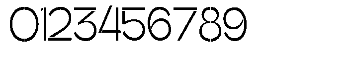 Glagent Stencil Extra Condensed Font OTHER CHARS