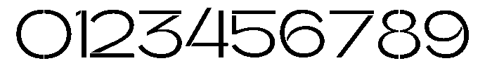Glagent Stencil Extra Expanded Font OTHER CHARS