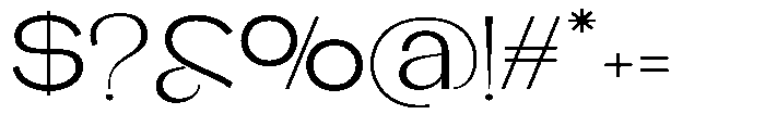 Glagent Stencil Extra Expanded Font OTHER CHARS