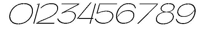 Glagent Stencil Extra Light Expanded Sl Font OTHER CHARS