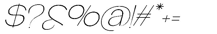 Glagent Stencil Extra Light Expanded Sl Font OTHER CHARS