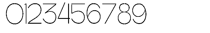 Glagent Stencil Extra Light Extra Cond Font OTHER CHARS