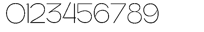 Glagent Stencil Extra Light Semi Conden Font OTHER CHARS