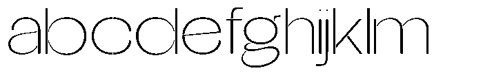 Glagent Stencil Extra Light Ultra Exp FONT