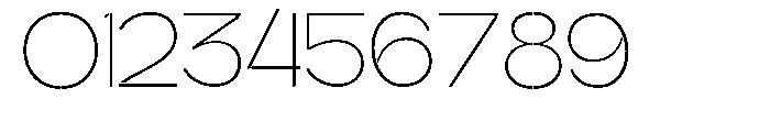 Glagent Stencil Extra Light Font OTHER CHARS