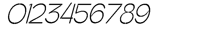 Glagent Stencil Light Extra Cond Sl Font OTHER CHARS