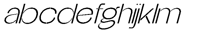 Glagent Stencil Light Extra Expanded Sl FONT