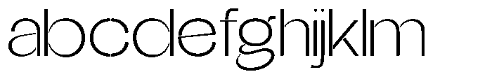 Glagent Stencil Light Extra Expanded FONT