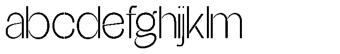 Glagent Stencil Light Semi Condensed FONT