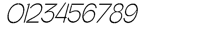 Glagent Stencil Light Ultra Cond Sl Font OTHER CHARS
