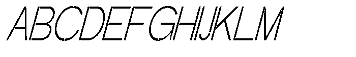 Glagent Stencil Light Ultra Cond Sl Font UPPERCASE
