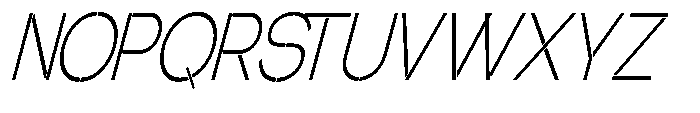 Glagent Stencil Light Ultra Cond Sl Font UPPERCASE
