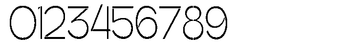 Glagent Stencil Light Ultra Condensed Font OTHER CHARS