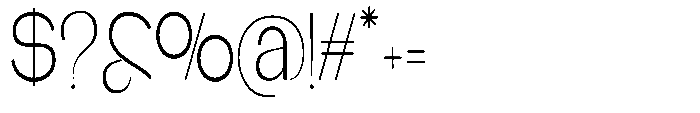 Glagent Stencil Light Ultra Condensed Font OTHER CHARS