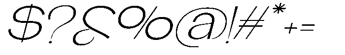 Glagent Stencil Light Ultra Expanded Sl Font OTHER CHARS