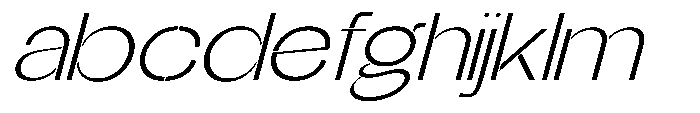 Glagent Stencil Light Ultra Expanded Sl FONT