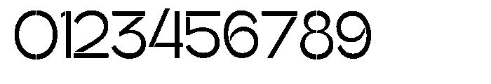 Glagent Stencil Medium Condensed Font OTHER CHARS