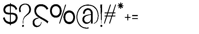 Glagent Stencil Medium Condensed Font OTHER CHARS