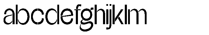 Glagent Stencil Medium Condensed FONT