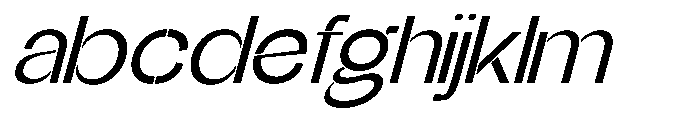 Glagent Stencil Medium Expanded Sl FONT