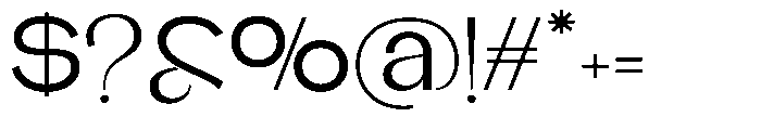 Glagent Stencil Medium Expanded Font OTHER CHARS