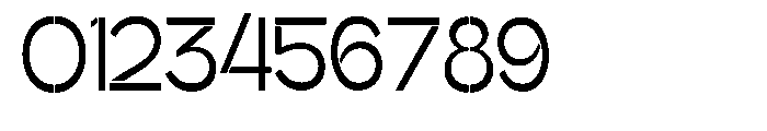 Glagent Stencil Medium Extra Condensed Font OTHER CHARS
