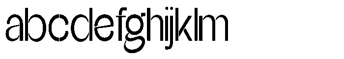 Glagent Stencil Medium Extra Condensed FONT