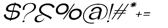Glagent Stencil Medium Extra ExpSl Font OTHER CHARS
