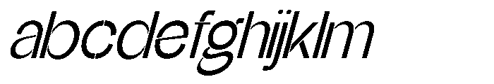 Glagent Stencil Medium Semi Cond Sl FONT