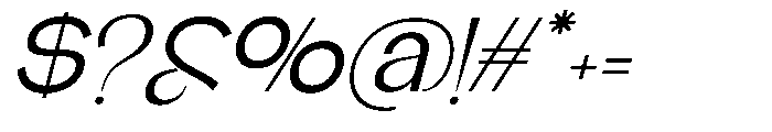 Glagent Stencil Medium Semi Exp Sl Font OTHER CHARS