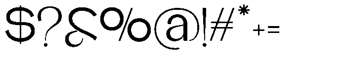 Glagent Stencil Medium Semi Expanded Font OTHER CHARS