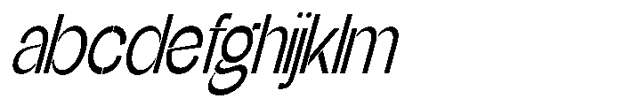 Glagent Stencil Medium Ultra Cond Sl FONT