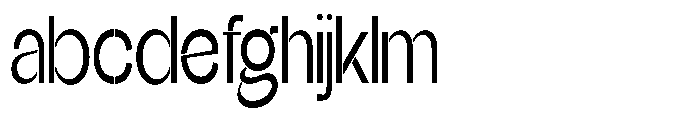Glagent Stencil Medium Ultra Condensed FONT