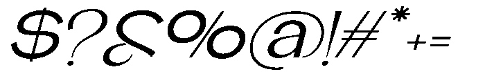 Glagent Stencil Medium Ultra Exp Sl Font OTHER CHARS