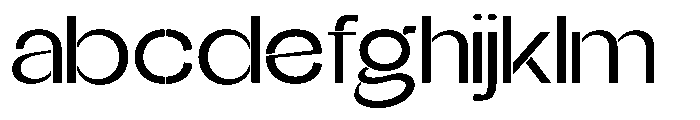 Glagent Stencil Medium Ultra Expanded FONT