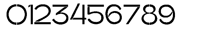 Glagent Stencil Medium Font OTHER CHARS