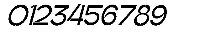 Glagent Stencil Semi Bold Condensed Sl Font OTHER CHARS