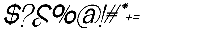 Glagent Stencil Semi Bold Condensed Sl Font OTHER CHARS